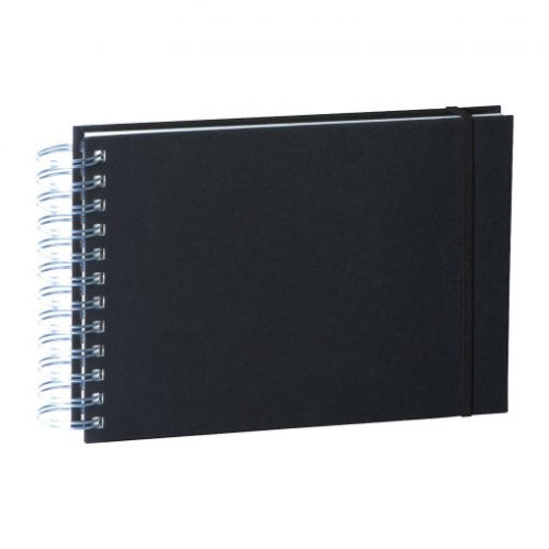 Semikolon Semikolon Mini Mucho Photo Album - Small, Black, Spiral Bound, Cream Pages