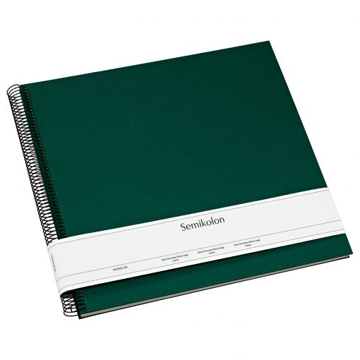 Semikolon Semikolon Spiral Bound Photo Album - Large, Forest, Cream Pages