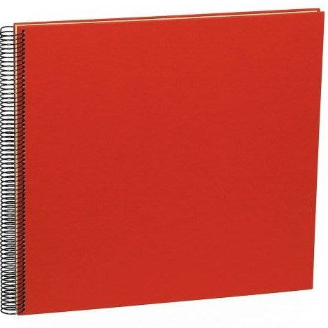 Semikolon Semikolon Spiral Bound Photo Album - Large, Red, Cream Pages