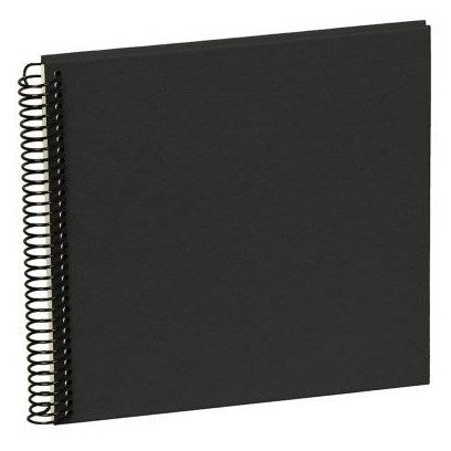 Semikolon Semikolon Spiral Bound Photo Album - Small, Black, Cream Pages