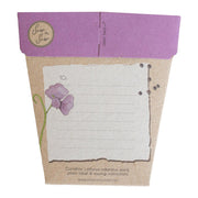 Sow n Sow Gift of Seeds Card - Sweet Pea