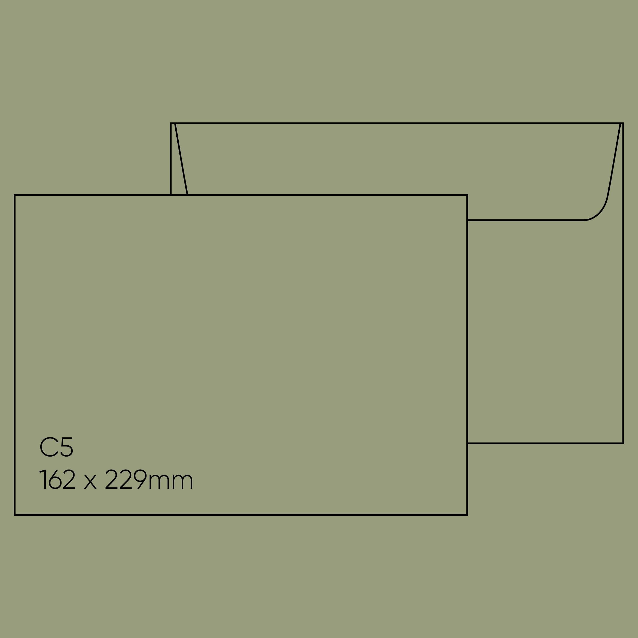 Stephen C5 Envelope (162 x 229mm) - Stephen Verdigris, Pack of 10