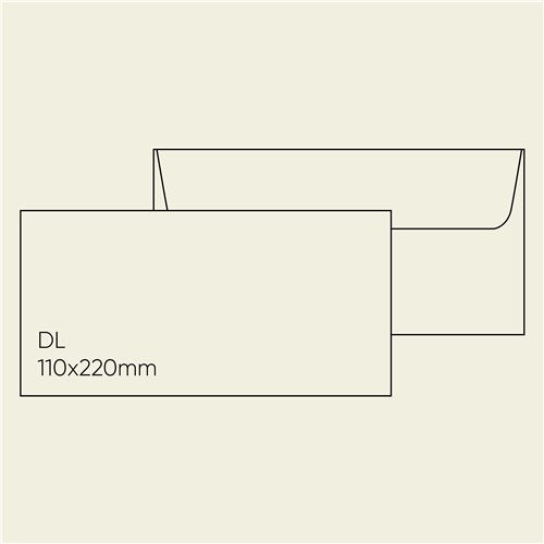 Stephen DL Envelope (110 x 220mm) - Stephen Limestone, Pack of 10