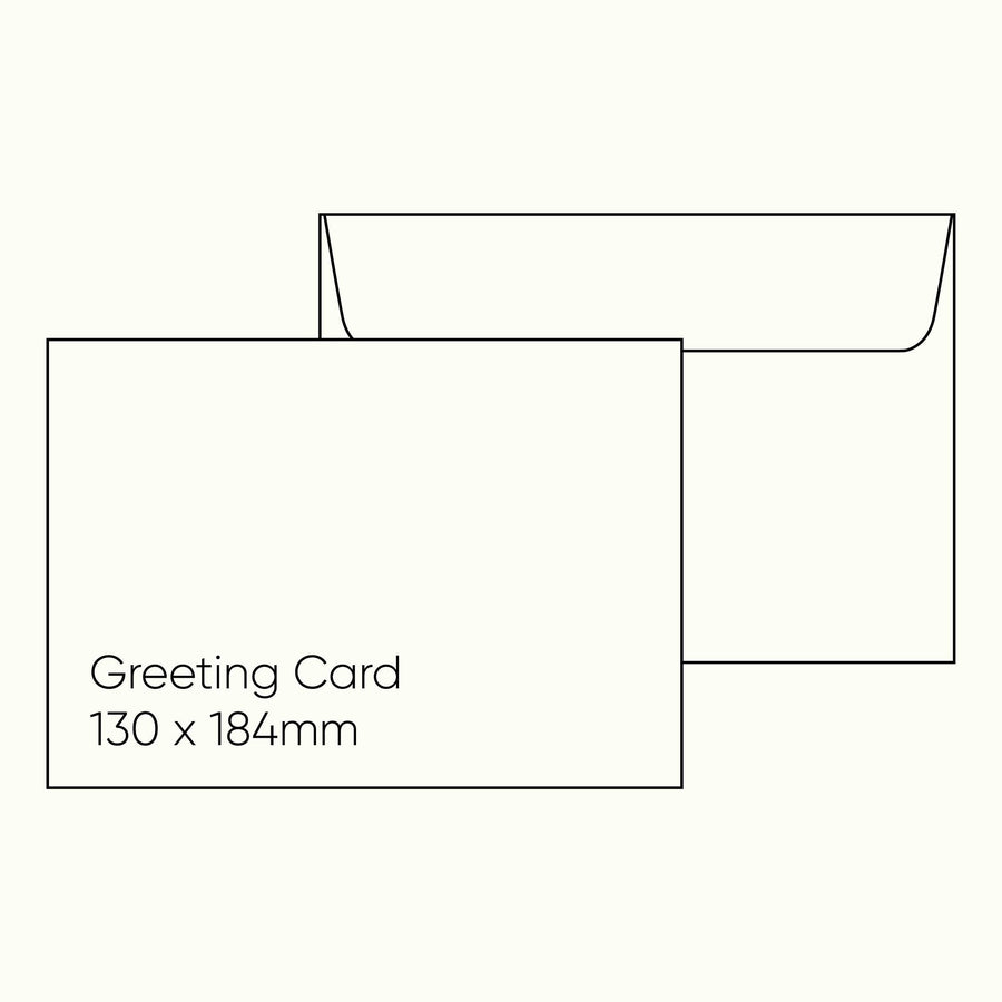 Stephen Greeting Card Envelope (130 x 184mm) - Stephen Gesso White, Pack of 10