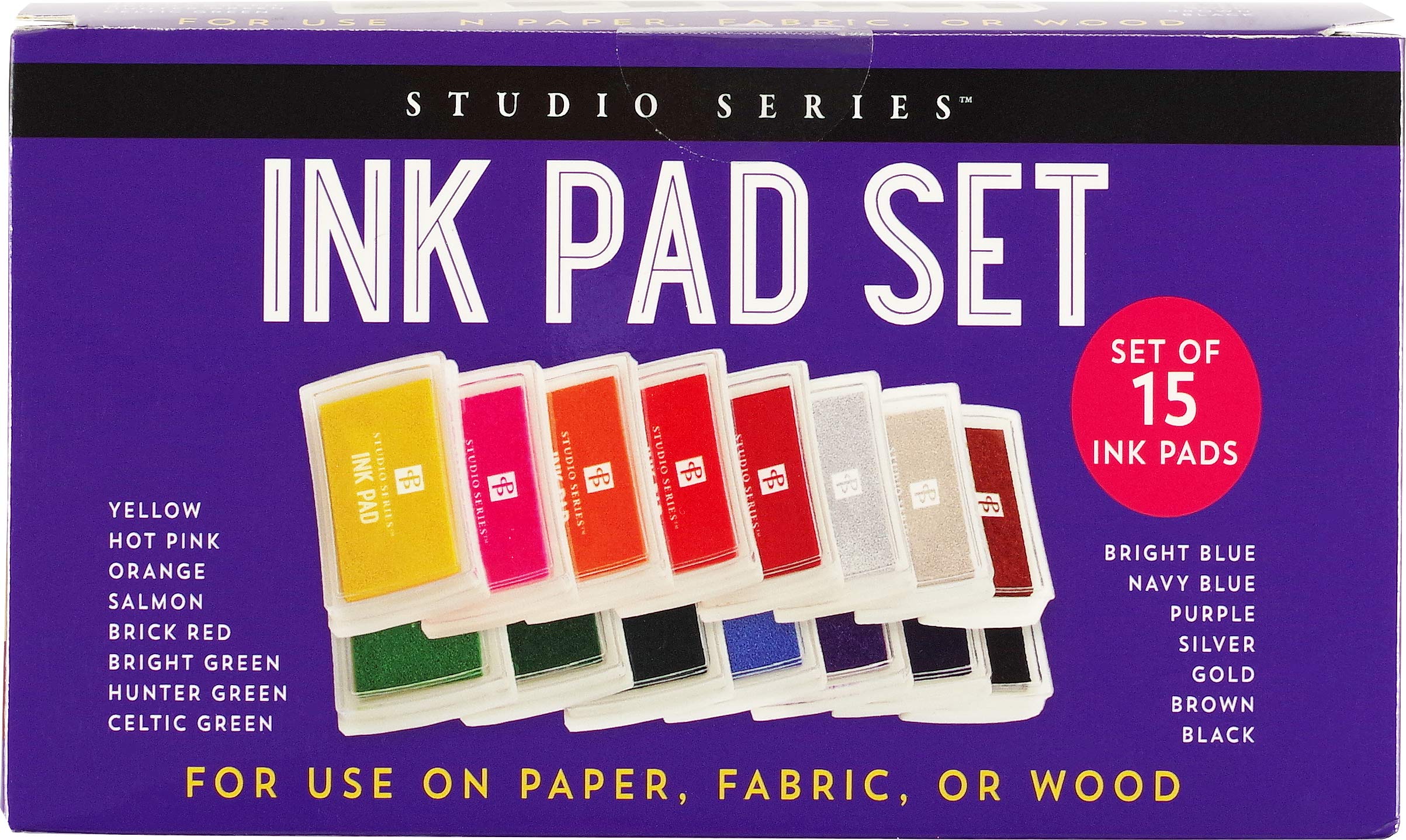 Studio Series Studio Series Ink Pad Set - 15 colours