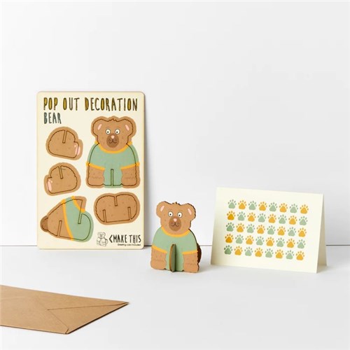 The Pop Out Card Co Pop Out Card - Bear