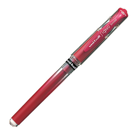 Uni-ball Uni-ball Signo Gel Ink Pen, 1.0mm Broad, Metallic Red