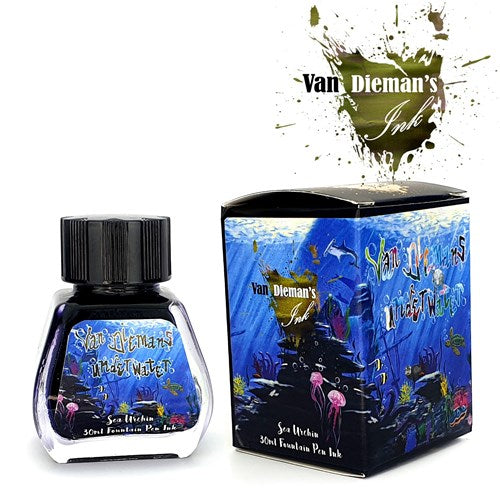 Van Dieman's Ink Van Dieman's Fountain Pen Ink - Underwater Series, Sea Urchin , 30ml