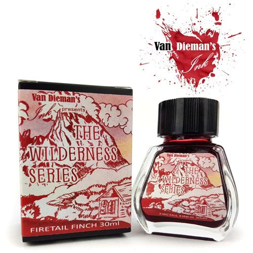 Van Dieman's Ink Van Dieman's Fountain Pen Ink - Wilderness Series, Firetail Finch, 30ml