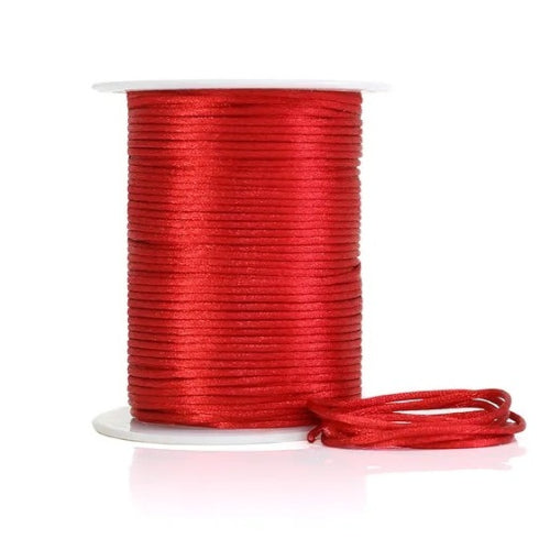 Vandoros Cord: 2mm China Knot - Red (per metre)