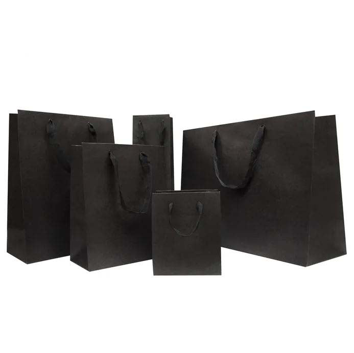 Vandoros Gift Bag - Metro, Black, "B" Small, 198x250x110mm