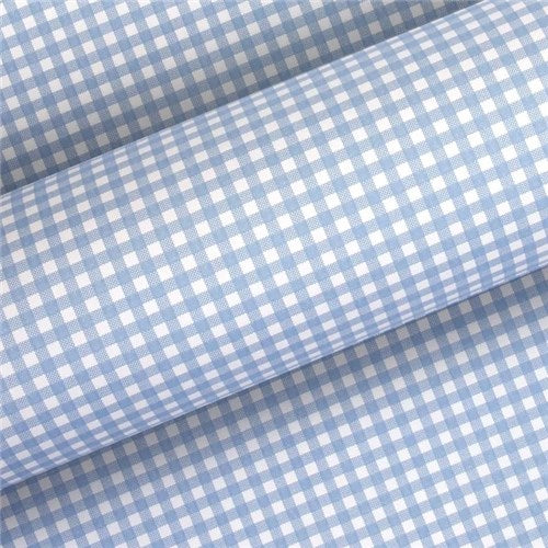 Vandoros Gift Wrapping Paper - Gingham, Seafoam (approx 3 mtrs)