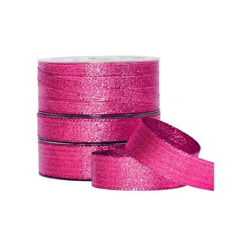 Vandoros Ribbon: 10mm Stellar - Fuchsia (per metre)