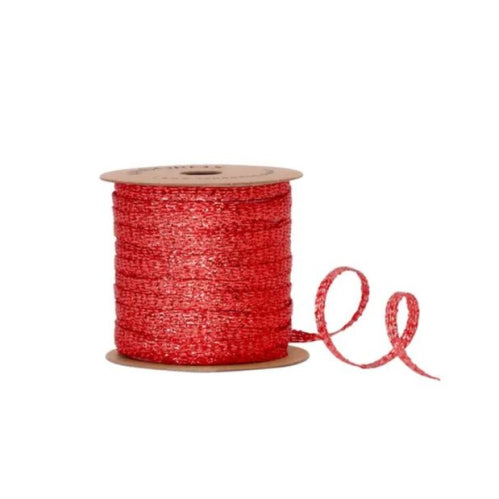 Vandoros Ribbon 20M Bobbin - 3mm Lumi, Red