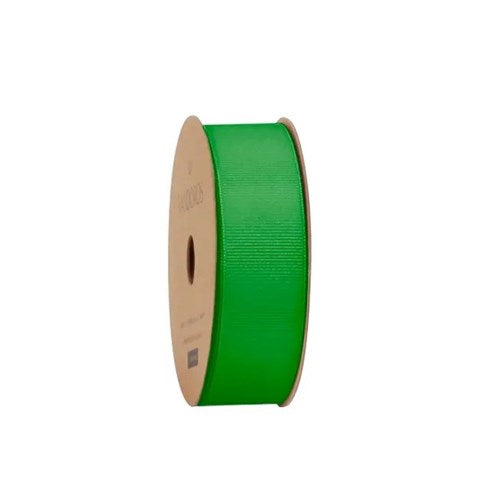 Vandoros Ribbon: 25mm Grosgrain Emerald (per metre)