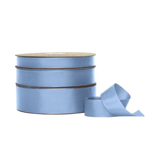 Vandoros Ribbon: 25mm Grosgrain French Blue (per metre)