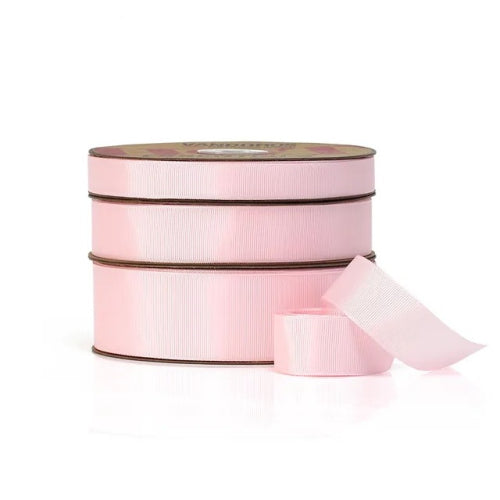 Vandoros Ribbon: 25mm Grosgrain Light Pink (per metre)