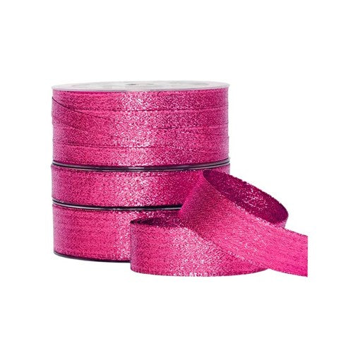 Vandoros Ribbon: 25mm Stellar - Fuchsia (per metre)